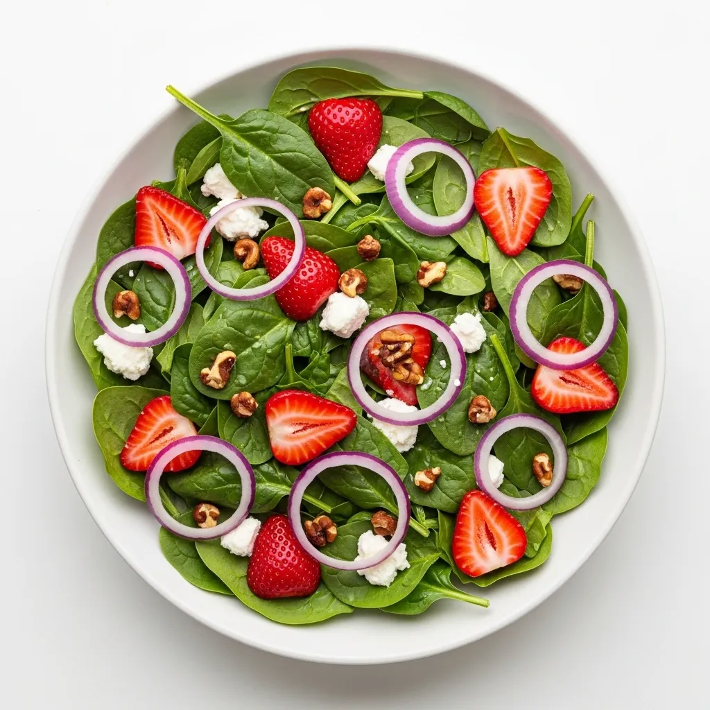 Strawberry Spinach Salad