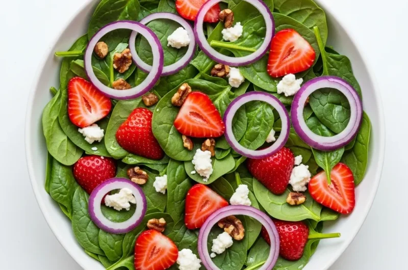 Strawberry Spinach Salad