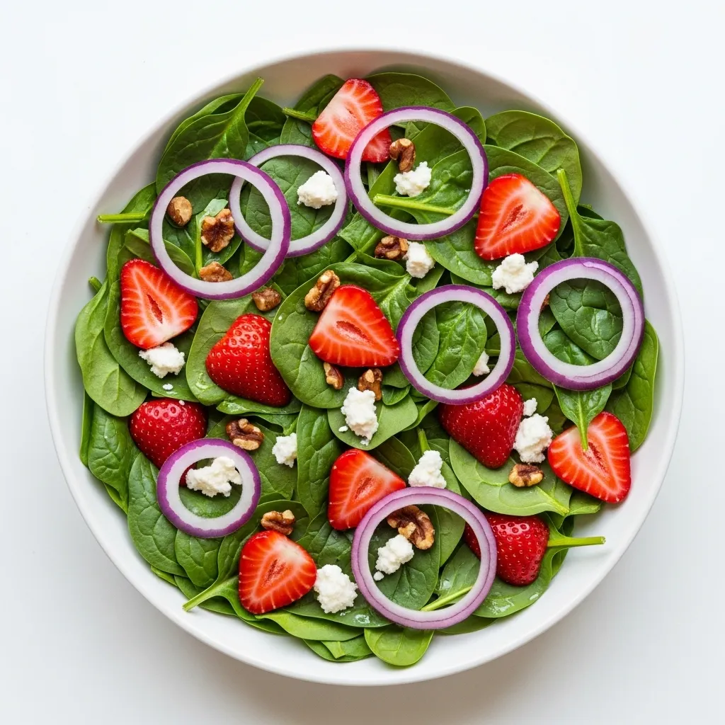 Strawberry Spinach Salad