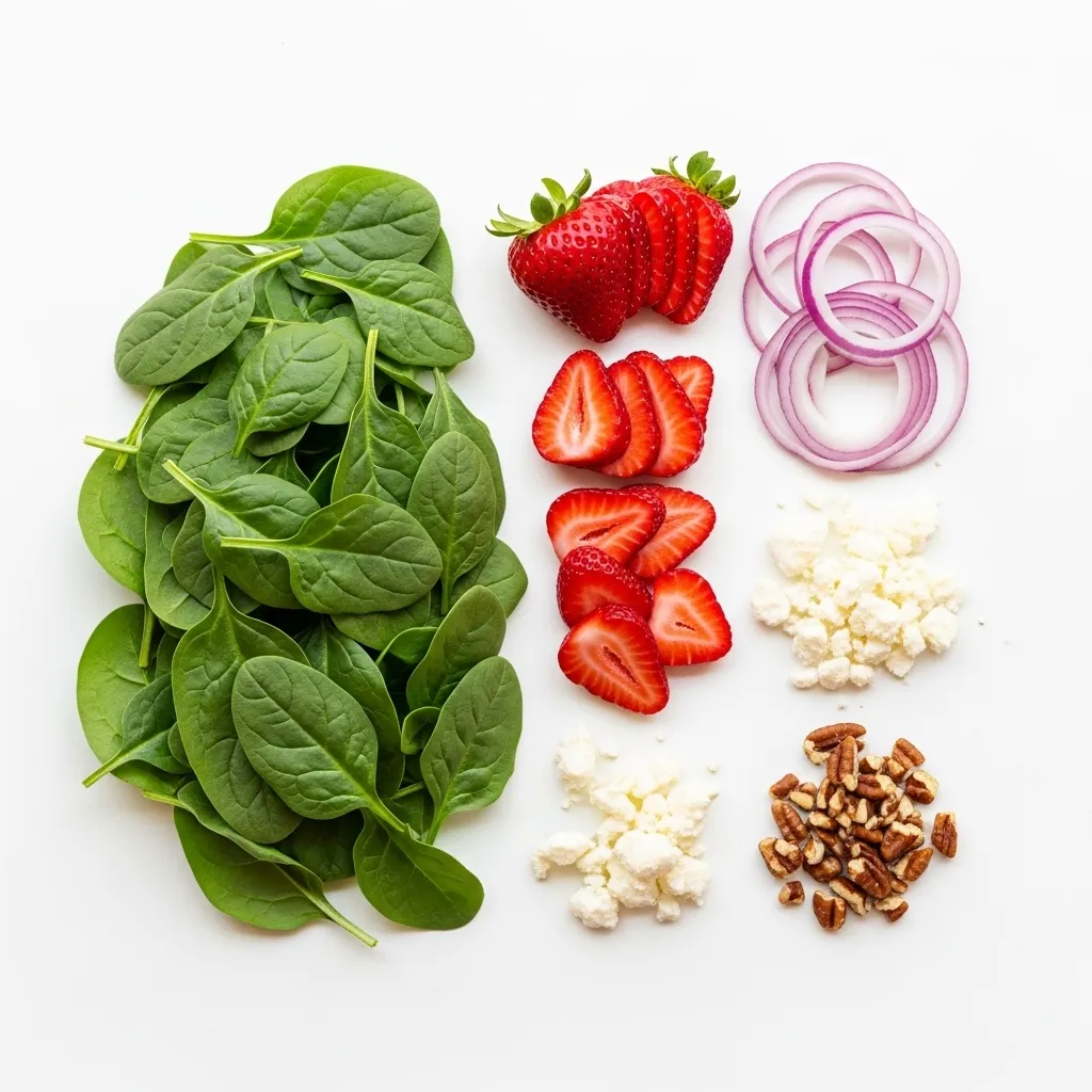 Strawberry Spinach Salad