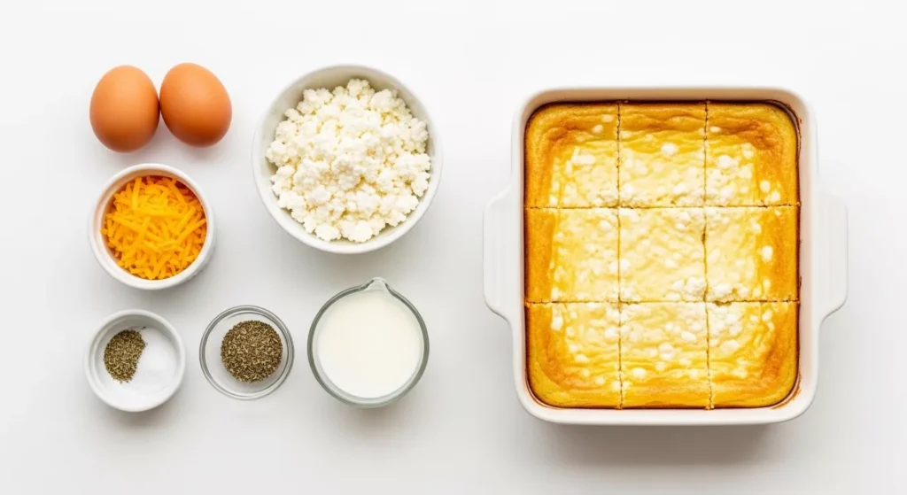 Baked Cottage Cheese Eggs